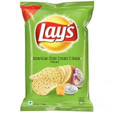 Lays American Style Cream and Onion Chips 190g